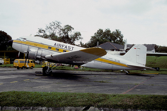 Airfast Indonesia Douglas C-47A PK-OAZ (1988)