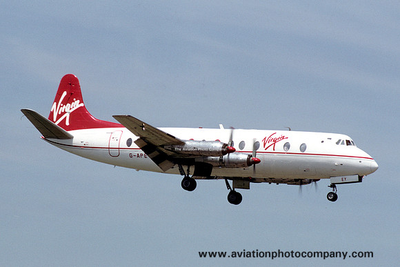 Virgin Atlantic Vickers Viscount G-APEY (1988)