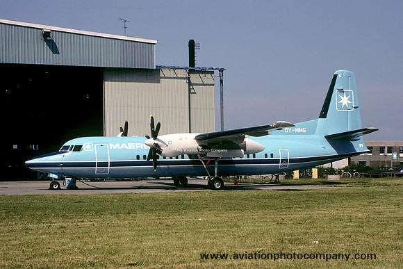 Maersk Air Fokker F-50 OY-MMG (1988)