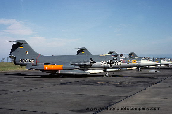 German Navy MFG1 Lockheed F-104G Starfighter 26+80 (1978)
