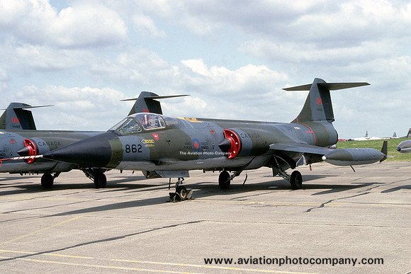 Canadian Air Force 1 CAG Canadair CF-104 Starfighter 104862 (1981)