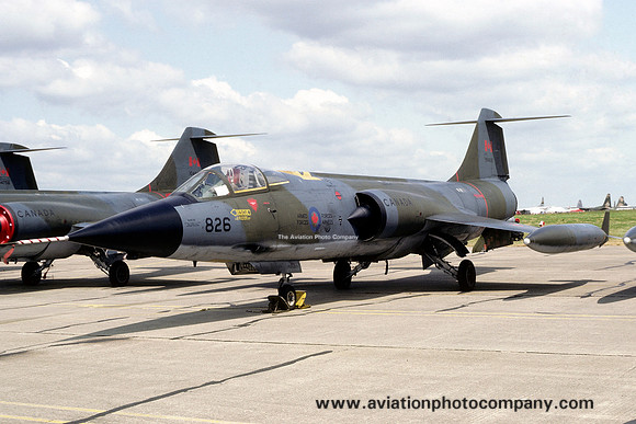 Canadian Air Force 1 CAG Canadair CF-104 Starfighter 104826 (1981)