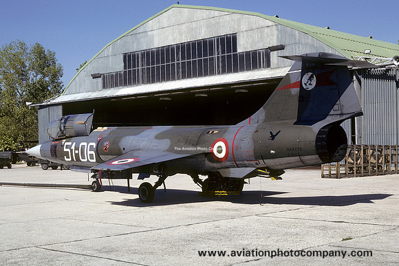 Italian Air Force 51 Stormo Lockheed F-104S Starfighter MM6775/51-06 (1981)