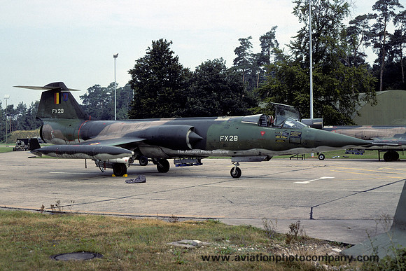 Belgian Air Force 10 Wing Lockheed F-104G Starfighter FX-28 (1981)