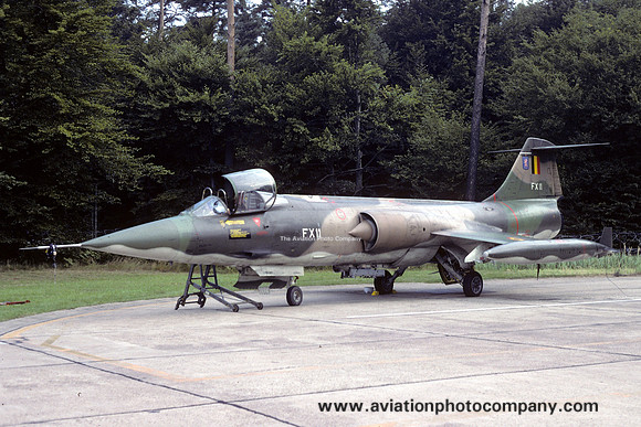 Belgian Air Force 10 Wing Lockheed F-104G Starfighter FX-11 (1981)