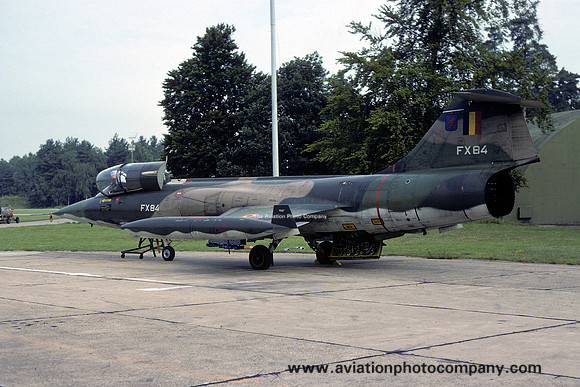 Belgian Air Force 10 Wing Lockheed F-104G Starfighter FX-84 (1981)