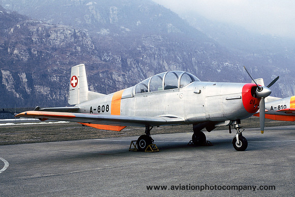 Swiss Air Force Pilatus P-3 A-808 (1981)