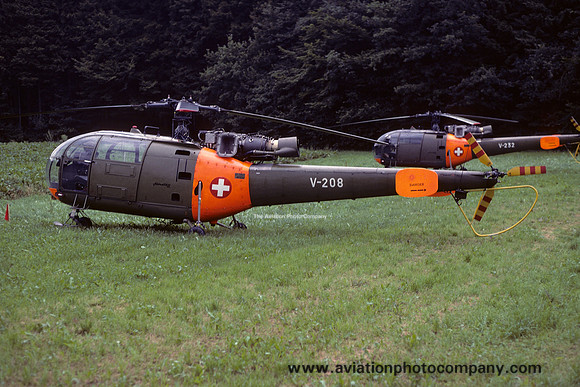 Swiss Air Force Sud Alouette III V-208 (1981)