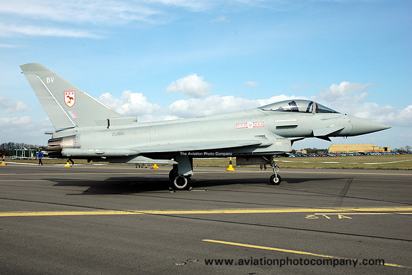RAF 29 Squadron BAE Typhoon F.2 ZJ910/BV (2008)