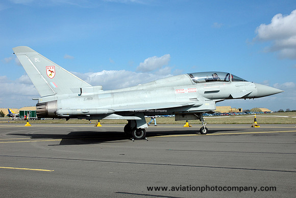 RAF 29 Squadron BAE Typhoon T.1A ZJ813/BL (2008)