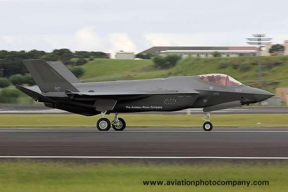 Israeli Air Force Lockheed F-35I Adir 927 at Lajes (2019)