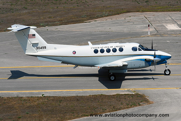 USAF Beech C-12D Huron 83-0499 at Malta Luqa (2019)