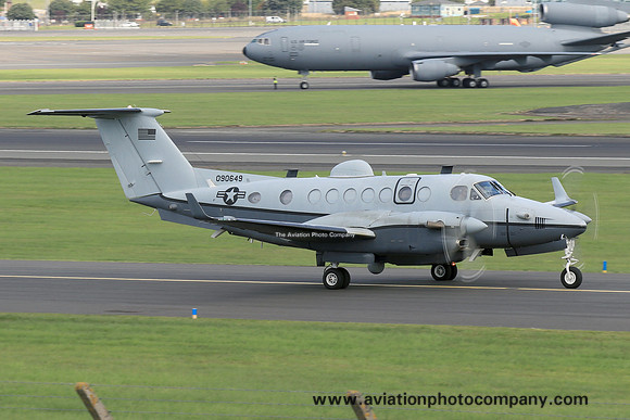 USAF 9 RW Beech MC-12W Liberty 09-0649 at Prestwick (2019)