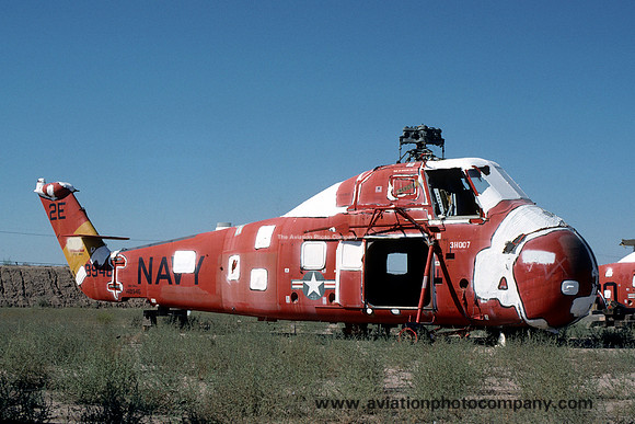 US Navy Sikorsky SH-34J 148946/2E at AMARC Davis Monthan (1988)