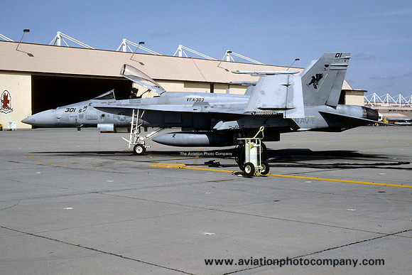 US Navy VFA-303 McDonnell Douglas F/A-18A Hornet 161735/301 (1992)