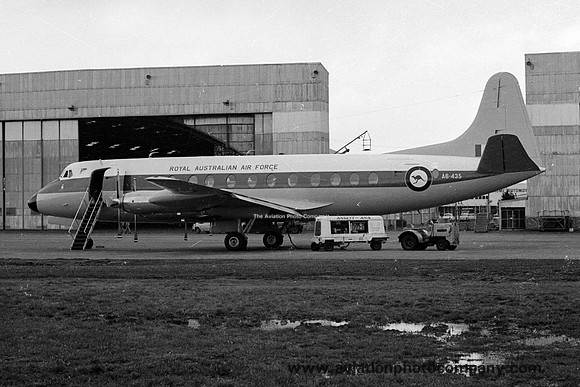RAAF 34 Squadron Vickers Viscount A6-435 (1967)