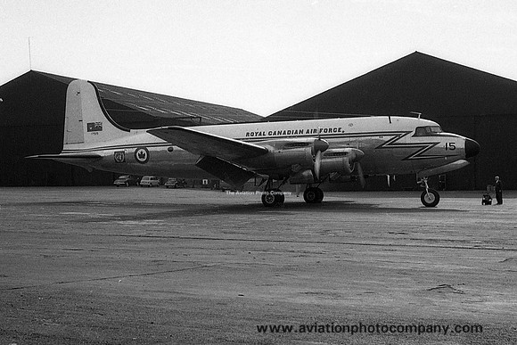 Royal Canadian Air Force Canadair CL-2 North Star/Argonaut C-54GM 17515 at Prestwick