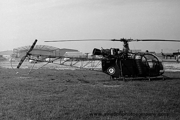French Air Force EH67 Sud Alouette II 343/MC (1973)