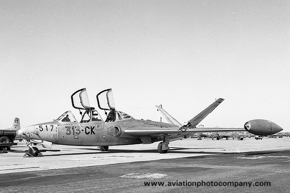 French Air Force GE313 Fouga CM.170 Magister 517/313-CK (1971)