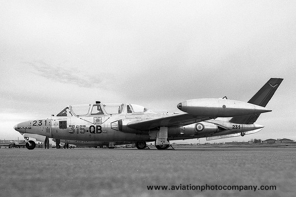 French Air Force GE315 Fouga CM.170 Magister 231/315-QB (1971)
