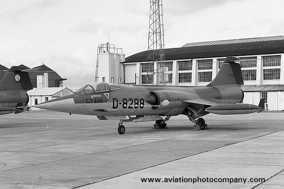 Dutch Air Force Lockheed F-104G Starfighter D-8288 at RAF Leuchars (1971)