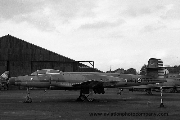 Royal Canadian Air Force 323 Squadron Avro CF-100 Canuck 18357 at Prestwick