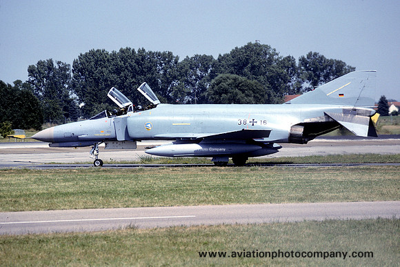 German Air Force JG74 McDonnell F-4F Phantom 38+16 (1995)