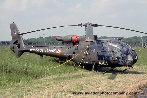 French Army 3 RHC Aerospatiale SA.341F Gazelle 1384/BWJ (1995)