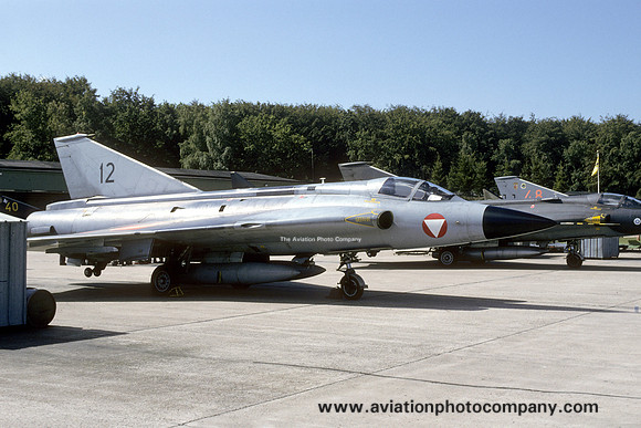 Austrian Air Force 1 FlSt SAAB Draken J-35OE 12 (1995)