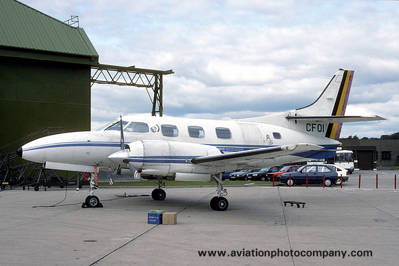 Belgian Air Force 15 Wing Swearingen Merlin III CF01 (1995)