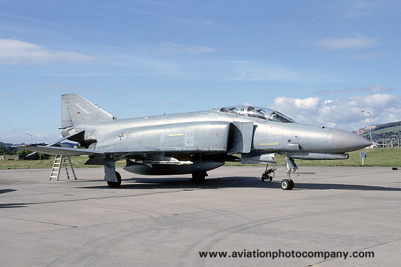 German Air Force JG71 McDonnell F-4F Phantom 37+86 (1995)