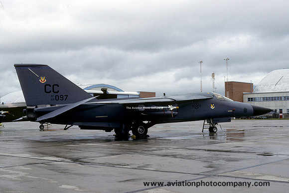 USAF 27 FW 523 FS GD F-111D Aardvark 68-0097/CC (1992)