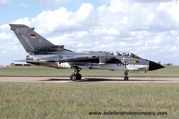 German Air Force TTTE Panavia Tornado 43+75/G-77 (1995)