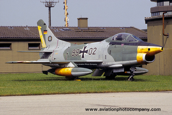 German Air Force FIAT G-91R 99+02 at Furstenfledbruck (1995)
