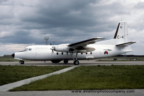 Dutch Air Force 334 Squadron Fokker F-27-300M Troopship C-4 (1995)