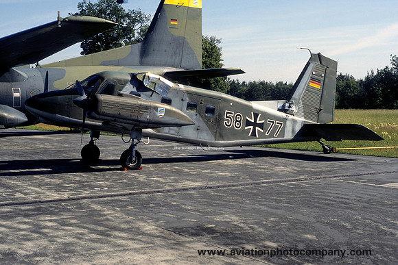 German Air Force JBG49 Dornier So28D 58+77 stored at Manching (1995)