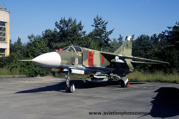 German Air Force Mikoyan MiG-23ML 20+30 stored at Maching (1995)