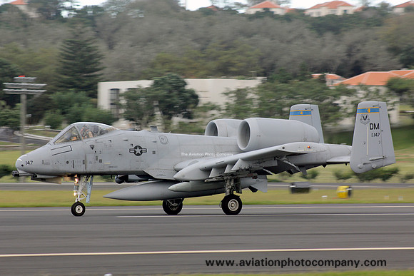 USAF 355 FW 354 FS Fairchild A-10C Thunderbolt 80-0147/DM at Lajes (2012)