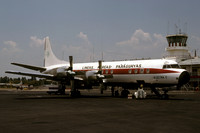 Lineas Aereas Paraguayas Lockheed Electra ZP-CBX at Asuncion (1979)