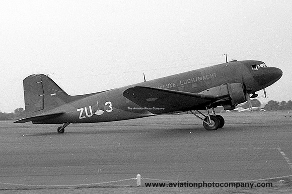 Dutch Air Force 334 Squadron Douglas C-47B ZU-3 (1959)