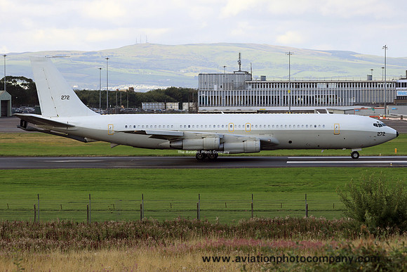 Israeli Air Force 120 Squadron Boeing KC-707 272 at Prestwick (2023)
