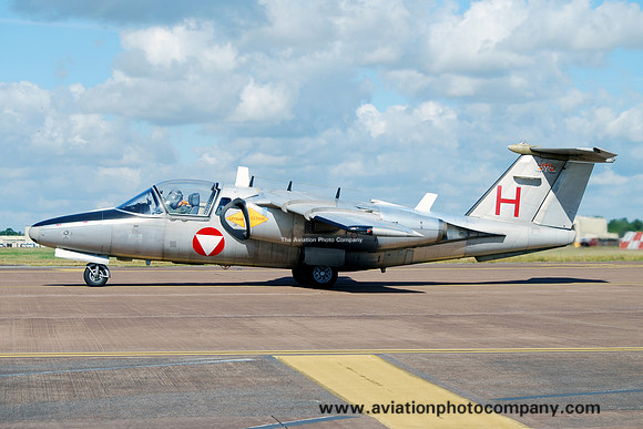 Austrian AF SAAB 105E 1128/H at RIAT Fairford (2014)