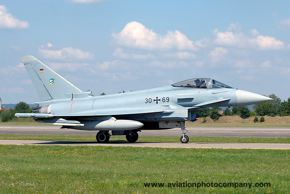 German Air Force JG74 Eurofighter EF-2000 30+69 at the Neuberg Open Day (2013)