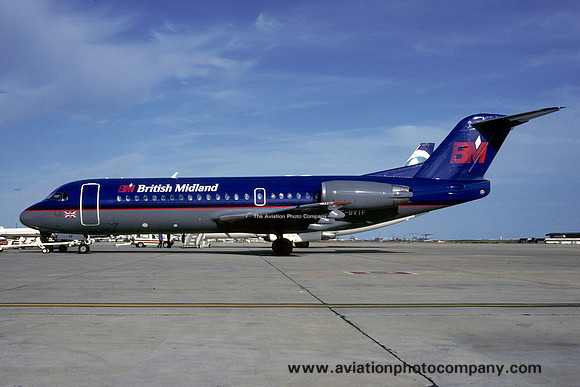 British Midland Fokker F-70 G-BVTF (1998)