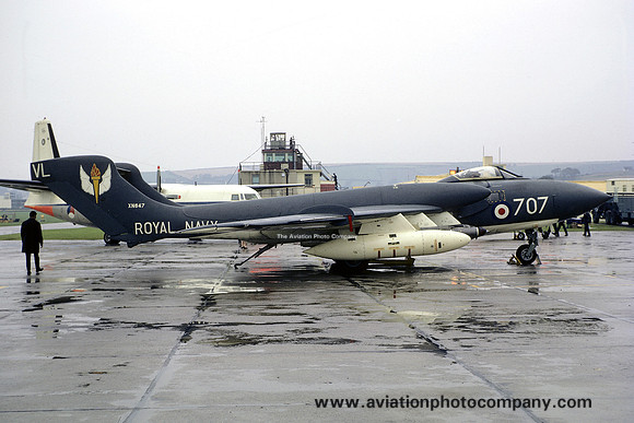Royal Navy 766 Squadron De Havilland Sea Vixen FAW.2 XN647/VL707 (1970)