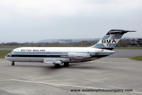 British Midland Douglas DC-9-15 G-BMAG (1984)