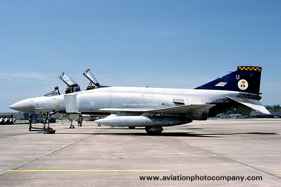 RAF 92 Squadron McDonnell F-4M Phantom FGR.2 XV498/U (1989)
