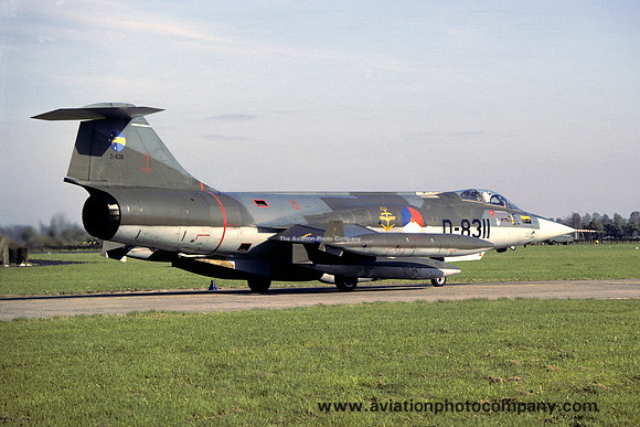 Dutch Air Force 306 Squadron Lockheed RF-104G Starfighter D-8311 (1982)