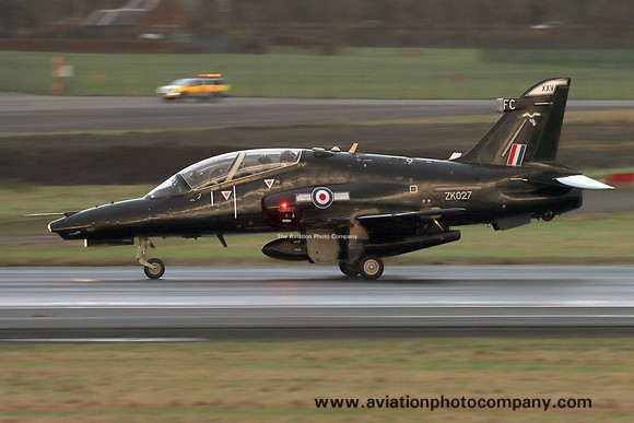 RAF 25 Squadron BAE Hawk T.2 ZK027/FC at Prestwick (2024)