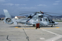 French Navy 36F Aerospatiale SA.365MA 519 at Hyeres (2004)